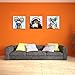 Vintage Animals Canvas Wall Art,Modern Gorilla Monkey Music Giclee Canvas Prints Wood Background Happy Dog Frog Canvas Painting Home Decor Animal Prints Home Wall Decoration (24