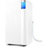 2500 Sq.Ft Dehumidifier for Basement with Drain Hose, 34 Pints Dehumidifiers for Home Large Room Bathroom Bedroom,3 Modes, Adjustable Humidity Control, Timer, Auto Defrost, Sleep Mode