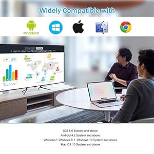 4K WiFi Display Dongle, HDMI TV Wireless Display Receiver, Supporto Miracast Airplay DLNA per Chrome Home/Android… - immagine 6