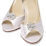 Crystal Bridal Rhinestone Shoe Clips - Amanda