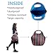 Peacoco Insulated Neoprene Lunch Bag For Women Girls Adults Kids lunch Tote For Work Office Picnic School