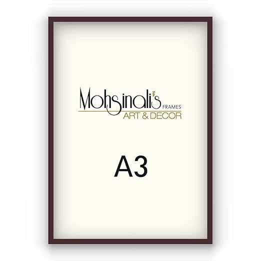 A3 Size Photo Frame, Brown (11.75" x 16.5" Photo size) Amazon.in Home & Kitchen