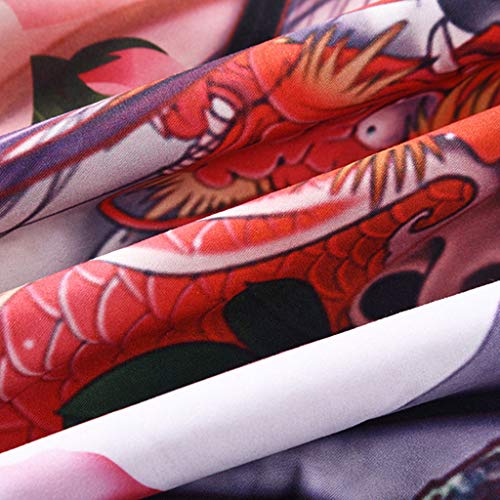 image for Chouron Women Cover Up for Swimsuit Peony Portrait Sauna Suit Water Pa