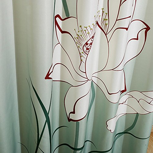 3m Ainij Clear Lotus Leaf Curtain Cloth 3d Digital Printing