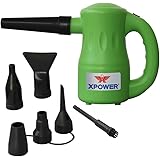 Xpower A-2-Green-FBA A-2 Airrow Pro Multi-Use Electric Computer Duster Dryer Air Pump Blower- Green