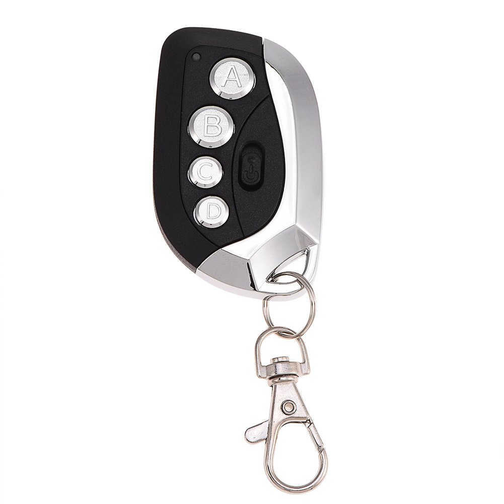 VBESTLIFE Universal Cloning Remote Control Key Fob for Car Garage Door Electric Gate -DC 6V 433.92MHz (Black)