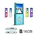 RHDTShop MP3 MP4 Player with a 16 GB Micro SD Card,Blue