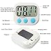 Kitchen Timer Small Digital Electronic Loud Alarm, Magnetic Backing, ON/OFF Switch, Minute Second Countdown