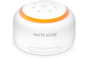 Uyled Sound Machine White Noise Machine with 30 Soothing Sounds 3 Timer Memory Function and Warm Night Light Portable Noise Machine for Adults/Kids/Baby Sleeping，Relaxation