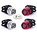 Classic Glow Bicycle Light Front and Rear Aluminum LED Bike Light Set - Features 2 Front & 2 Rear Ultrabright Lights — Fits Bikes, Bicycle Helmets & Backpacks — Easy Installation