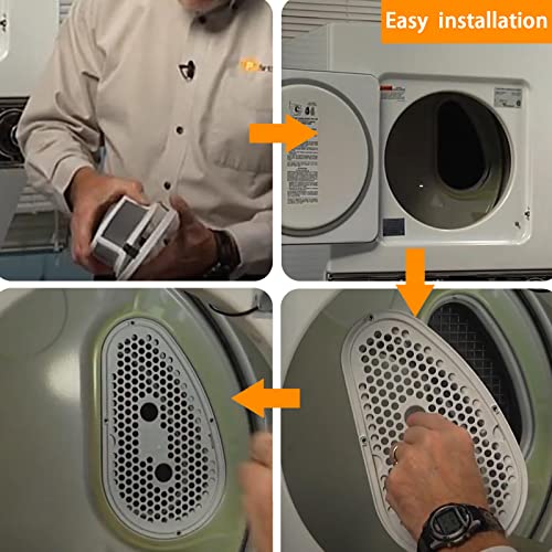 W10828351 Dryer Lint Filter Screen & Cover (Upgraded) by Blutoget