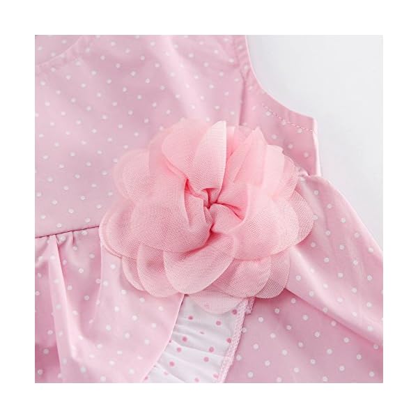 Sanlutoz Baby Girl Clothes Pink Polka Dots Bodysuit Romper Jumpsuit - Image 6
