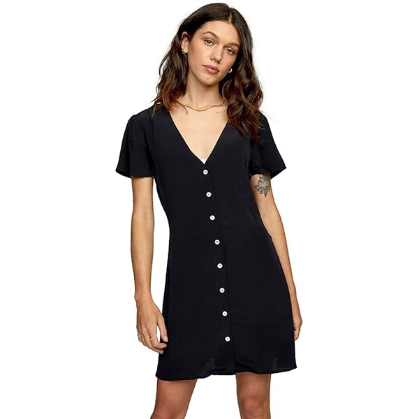white christmas dresses Billabong Love Fade Dress-Sunset Red main image 0