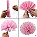 White Party decorations Happy Birthday Bunting 13 flags Banner,Set of 4 Pink Tissue Paper Pom Poms