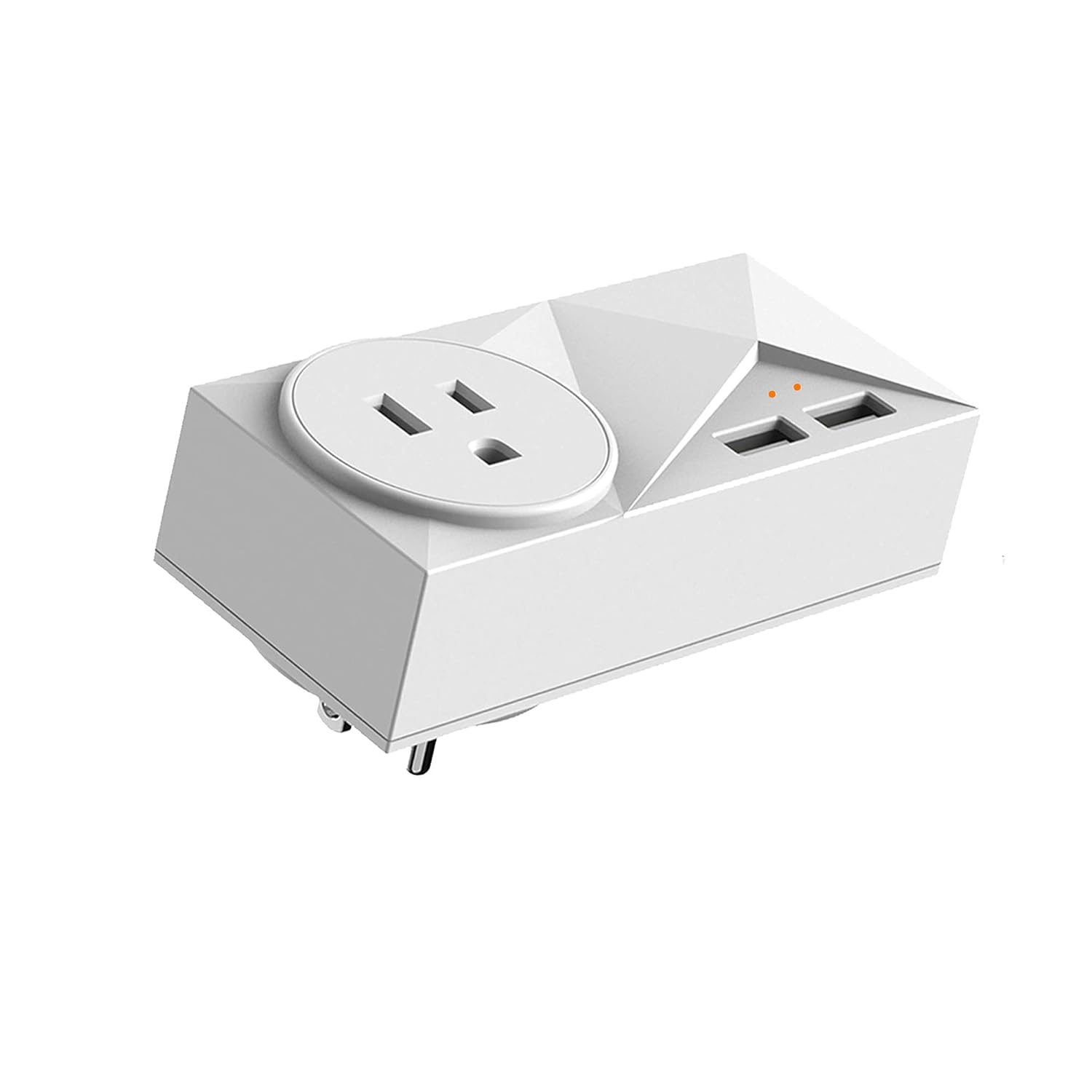 Wi-Fi Plugs for Alexa, 16A Smart Outlet with 2 USB Ports, Work with Alexa Echo,Google Home, SmartThings for Voice Control/Remote Control, Timer Plug, 2.4GHz