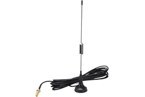 Magnetic Base Antenna High Gain SMA Female Adapter Car Window Mount 20cm Long UHF 400480mhz Compatible with Linton Puxing Wei