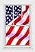 WOWindow Posters Patriotic Old Glory Memorial Labor Veterans Election USA Flag Window Decoration Includes one 34.5