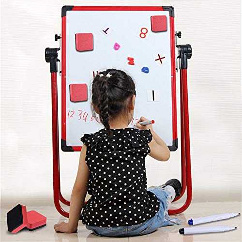 image for SIQUK 36 Packs Whiteboard Eraser Magnetic White Board Dry Eraser Red C