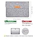 Inateck 12 Inch Macbook Case Tablet Sleeve Compatible Apple Macbook 12-Inch with Retina Display 2017/2016/2015 Release - Light Gray