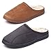 KushyShoo Men's Indoor Outdoor Cozy Clog Slippers