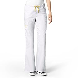 WonderWink Womens Flare Leg Cargo Medical Scrubs