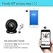 Mini IP Camera, UOKOO 720P WiFi Wireless Network Security Surveillance Video Camera System, Pet and Nanny Monitor with Two Way Audio/Motion Alert/Remote Monitoring Black Q1