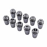 eoocvt 10pcs ER16 Spring Collet Set for CNC Engraving Machine & milling Lathe Tool TMPG Gripping Range: 1MM to 10MM