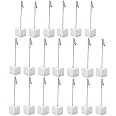 20pcs Table Number Holder Name Place Card Holder Memo Clip Holder Stand Note Holder Pictures Card Paper Menu Clip … (White)