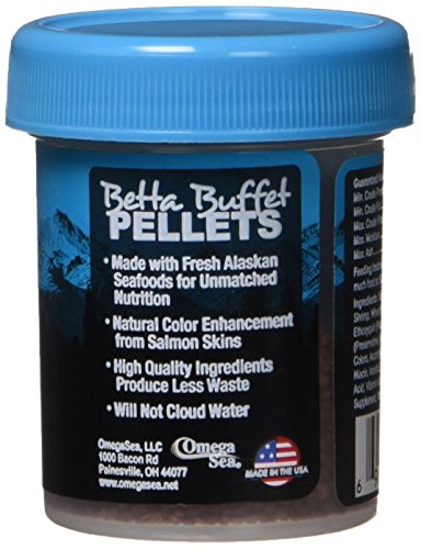 Omega One Betta Buffet Pellets Betta Food - 1oz