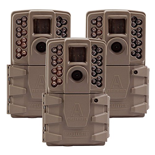 Moultrie 2017 A 30 Game Camera | 0.7s Trigger Speed Mobile Compatible (3 Pack)