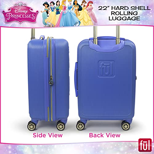 Ful Disney Princess Cinderella CarryOn Rolling Suitcase, Hardside