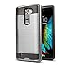 Kaesar for LG K10 Case, LG Premier LTE Case, Premium Dustproof Shockproof Drop Resistance Rugged Hybrid Dual Layer Armor Protective Case Cover for LG K10 / LG Premier LTE - Silver