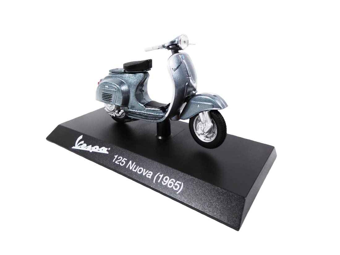 OPO 10 - Collection miniature scooter 1/18 compatible with Piaggio Vespa 125 Nuova dark gray - 1965 - Ves0023