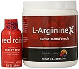 L-Arginine X --Nitric Oxide Cardio Formula --5000mg L-arginine, 1000mg L-citrulline, 50 Mg Coq10, Resveratrol, Pomegranate Extract, Complete Cardio Health Formula To Naturally Improve Heart Health, +Bonus Energy Shot