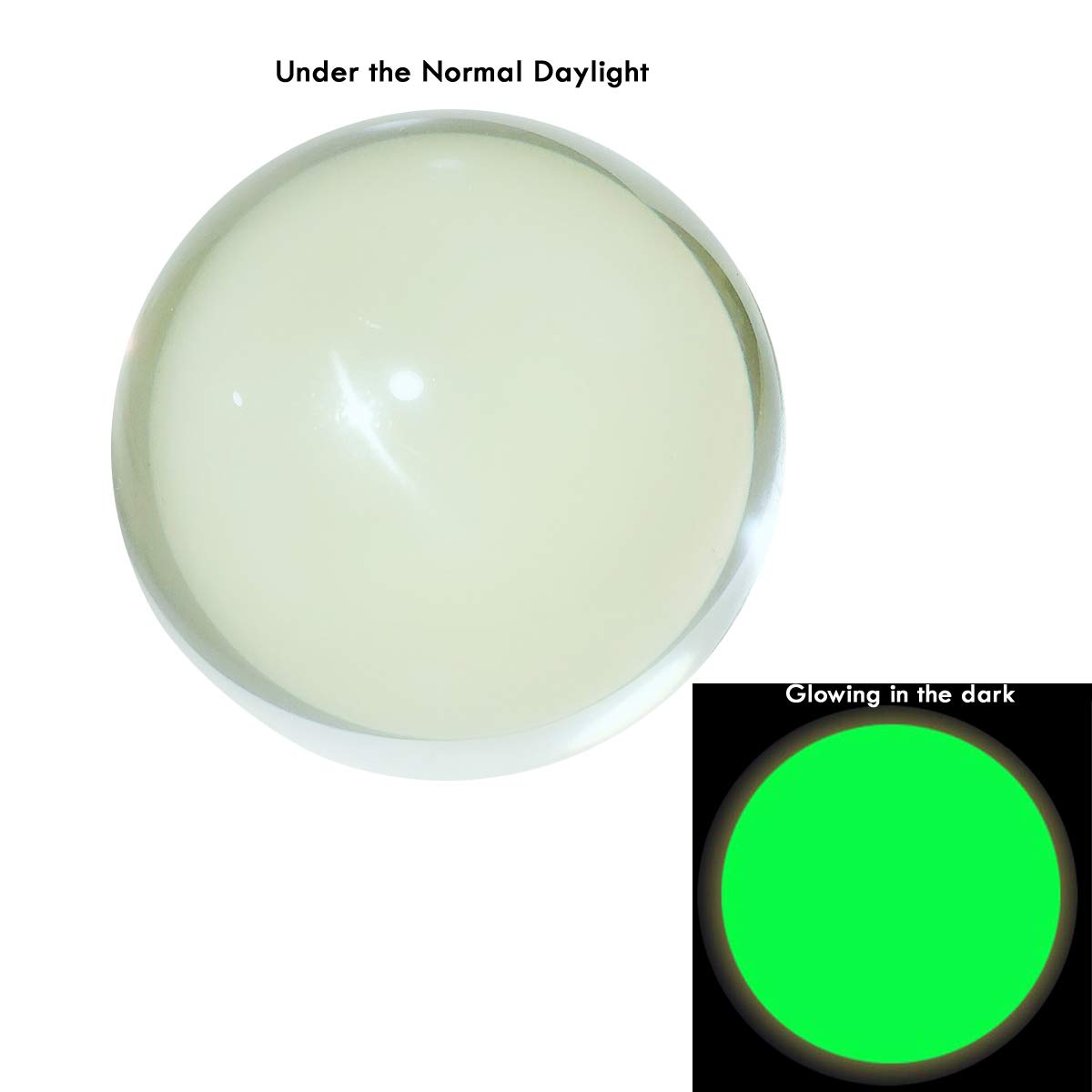 DSJUGGLING 75mm Fushigi Glow in The Dark Ball, 3