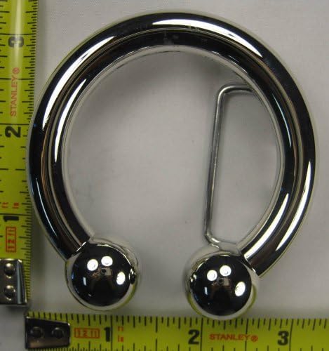 Piercing Metal Belt Buckle Horseshoe Curved Barbell Body Belly Button Nose