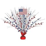 Patriotic Party Spray Centerpiece, 18"