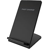 SSA Fast Wireless Charger QI Charging Stand for Samsung Galaxy S8 S8 Edge Galaxy Note 7 Note 5 S7 S7 Edge Galaxy S6 Edge Plus and Other Qi-Enabled Devices (No AC Adapter)