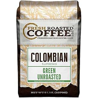 100% Colombian Supremo Unroasted Green Coffee