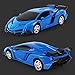 Sandistore Transform Car Robot, Interactive Robot Deformation Car Model Toy for Children, Transforming Robot Remote Control Car with One Button Transformation & 360 Speed Drifting (Blue)