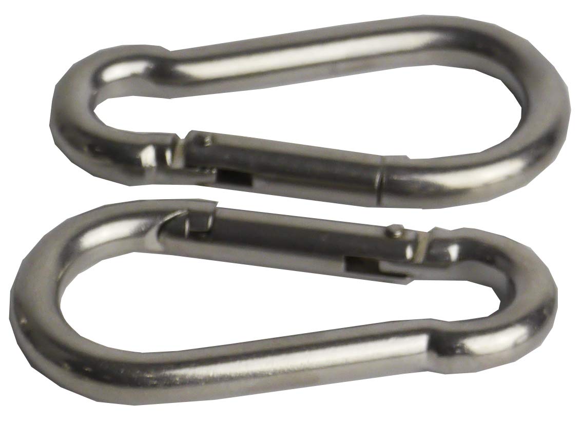 Savage Island 2pcs Carabiner Hook (M8) - High Strength 304 Stainless Steel