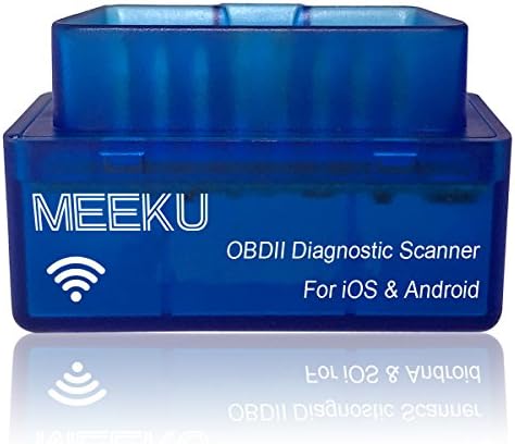 MEEKU OBD II Diagnostic &amp; Test Tools for Android Devices (V1.5 for Android) Car Diagnostic Scanner,Check Engine Light,Read &amp;Clear Diagnostic Trouble Codes