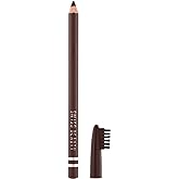 Swiss Beauty Waterproof Eyebrow Pencil With Brush | Smudge Proof Eyebrow Definer Pencil | Shade - 02 Dark Brown, 1.5G|