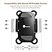 TaoTronics Bicycle Bike Phone Mount Holder, 360 Degrees Rotatable, with Slide-Proof Clamp, Rubber Strap, for Universal iOS Android Smartphones, GPS, and Other Devices