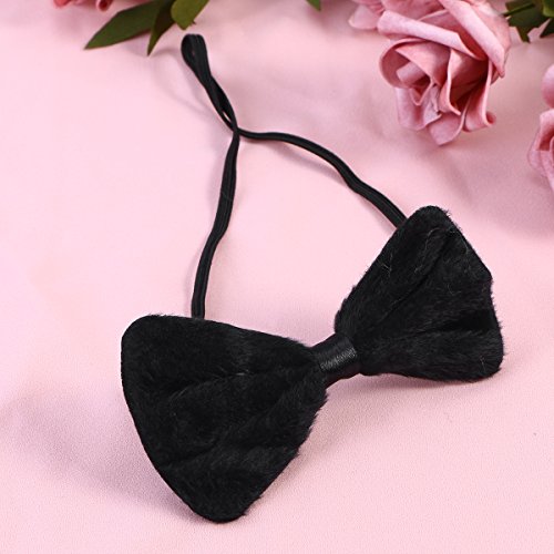 LUOEM Cat Cosplay Set - Kitty Cat Costume Accessory Cat Ears Headbands Hair Band for Party,3 Pack (Black) - Thumbnail 4
