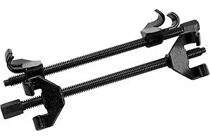 2pcs Spring Compressor Heat-Treated Thread Rod Strut Compressors Suspension Remover Installer Tool Kit for Car Coil Springs H