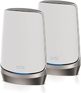 NETGEAR Orbi WiFi 6E Mesh System RBKE962 Quad-Band 10.8Gbps 6000 sq ft 200