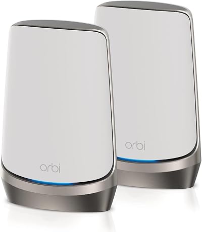NETGEAR Orbi WiFi 6E Mesh System RBKE962 Quad-Band 10.8Gbps 6000 sq ft 200