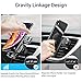 AINOPE Cell Phone Holder for Car, Gravity Car Phone Mount Auto-Clamping Air Vent Car Phone Holder Universal Car Phone Mount Compatible iPhone Xs MAX/X/XR/8/7, Galaxy Note 9/S10 Plus/S9 - Silver