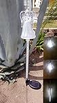 Solar Powered Exciting White LED Flashing Motion Solar Angel Light, Pack of 2